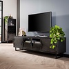 BelaLuz Moderne Industriële TV meubel Ferro 180 cm gun metal