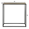 BelaLuz Moderne Industriële Haltafel Magma 75 cm antiek brons