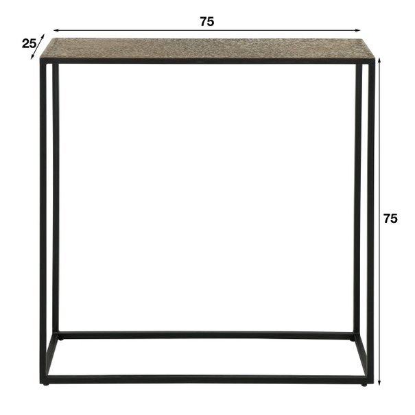BelaLuz Moderne Industriële Haltafel Magma 75 cm antiek brons