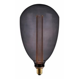 LED 4,3W  smoke 17x30 cm E27 2000K 3 standen