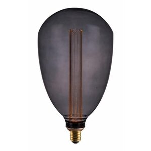 Freelight LED 4,3W  smoke 17x30 cm E27 2000K 3 standen