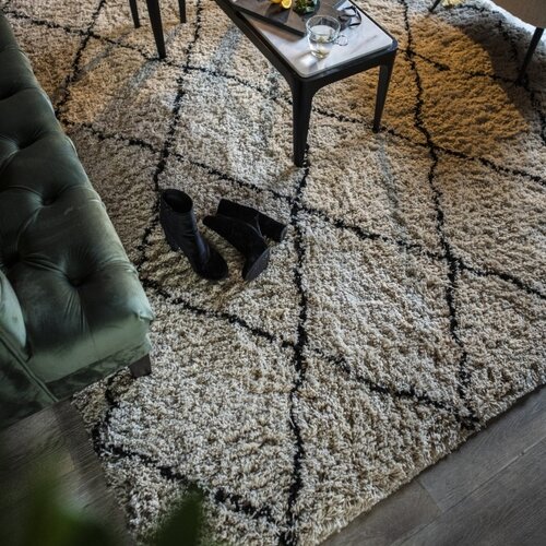 Vloerkleed Carpet Rox 200 x 300 cm wit
