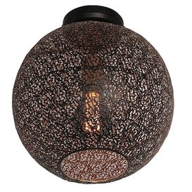 Plafondlamp Oronero Ø30 cm Zwart / goud