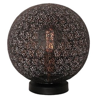 Tafellamp Oronero Ø30 cm Zwart / goud