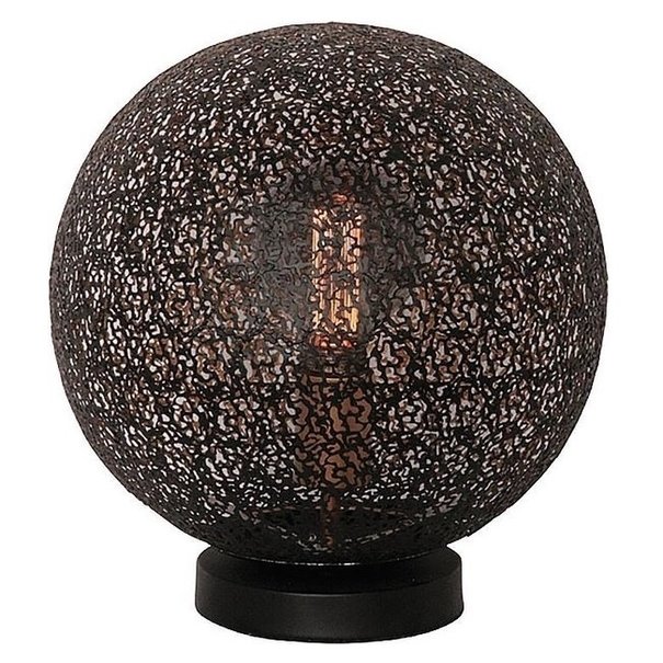 Freelight Oosterse tafellamp Oronero Ø30 cm zwart goud