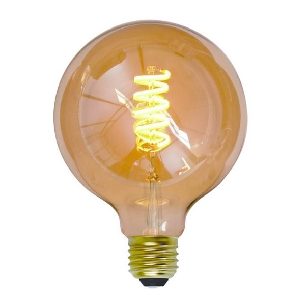 Freelight Lichtbron E27 LED 8W Ø12,5 cm bol amber Dim to Warm 2700-2200 Kelvin