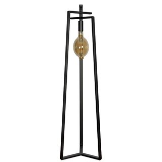 Vloerlamp Trevi 1-lichts Zwart