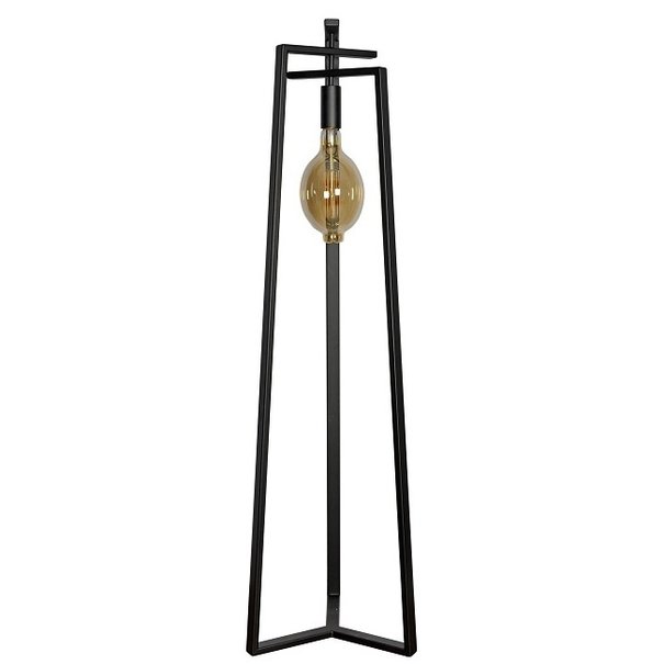 Ztahl Modern Industriële vloerlamp Trevi 1-lichts zwart