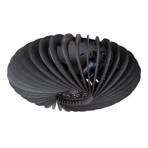 Moderne plafondlamp Swan Ø36 cm zwart