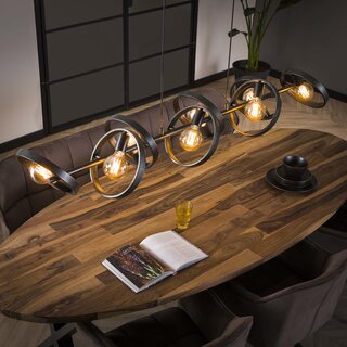 Hanglamp Hera 8-lichts charcoal