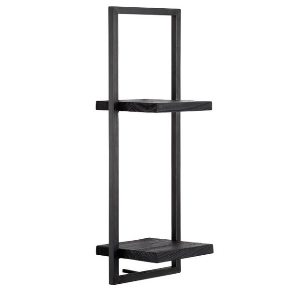 Shelfmate Type D 75 x 25 x 25 cm charcoal teakhout