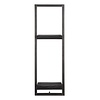 Shelfmate Type D 75 x 25 x 25 cm charcoal teakhout