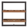 Shelfmate Winemate 35 x 35 x 25 cm teak type B 6 flessen