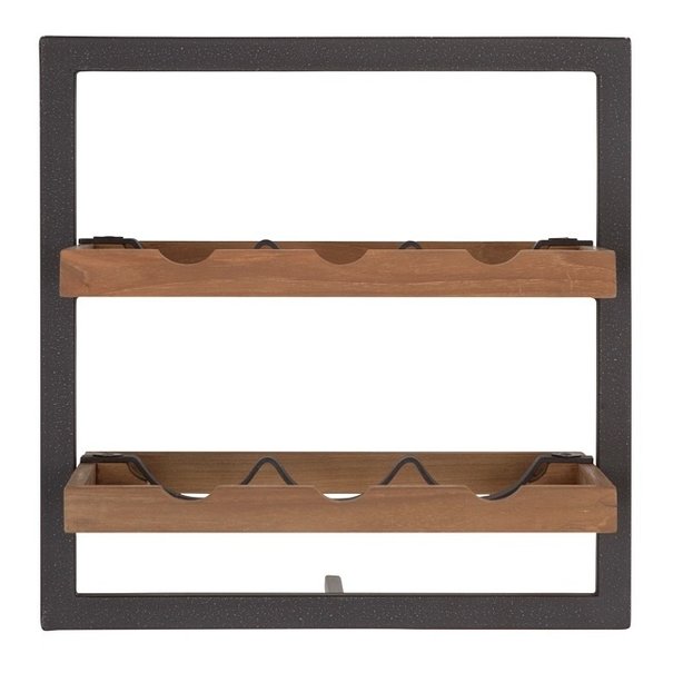 Shelfmate Winemate 35 x 35 x 25 cm teak type B 6 flessen
