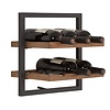 Shelfmate Winemate 35 x 35 x 25 cm teak type B 6 flessen