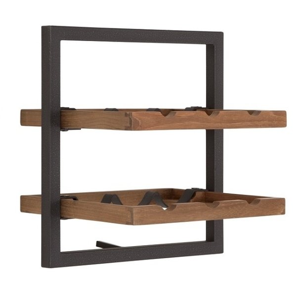 Shelfmate Shelfmate - Winemate - teak - type B - 6 flessen - 35x35x25 cm