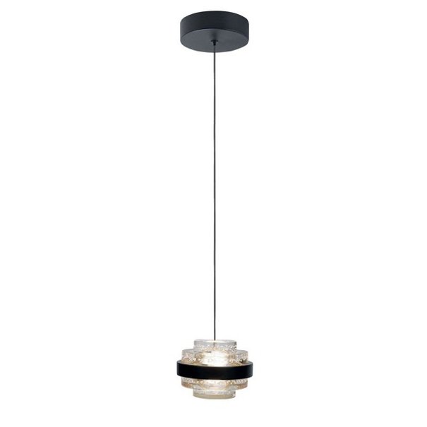 Highlight Design Moderne hanglamp Dynasty 1-lichts transparant