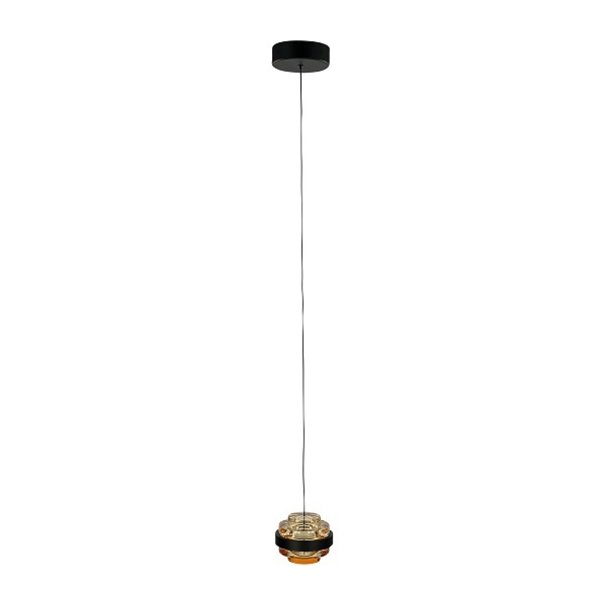 Highlight Design Moderne hanglamp Dynasty 1-lichts champagne