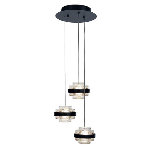 Design Modern hanglamp Dynasty 3-lichts transparant