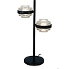 Highlight Moderne Design tafellamp Dynasty 2-lichts transparant