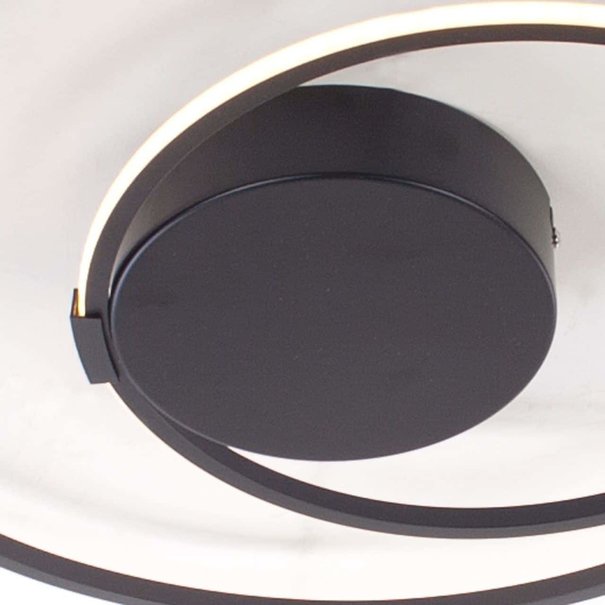 Freelight Moderne plafondlamp Ophelia 21W zwart