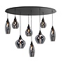 Moderne - Design - Hanglamp - 8 Lichts - Ovaal - Smoke - Cambio