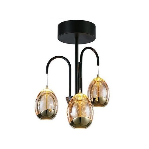 Moderne Design plafondlamp Golden Egg 3-lichts goud