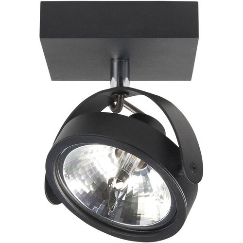 Moderne opbouwspot Malta 1-lichts G9 zwart
