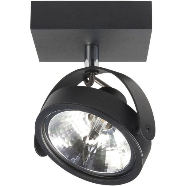 Highlight Moderne opbouwspot Malta 1-lichts G9 zwart