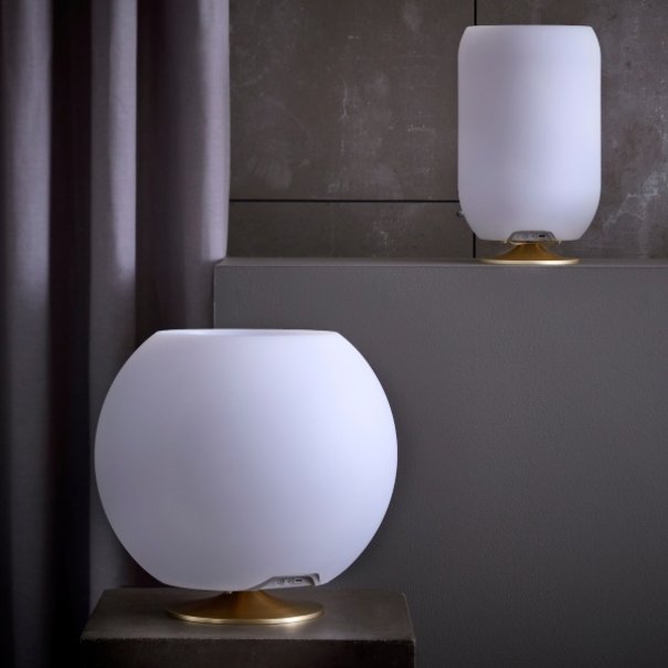 Kooduu Kooduu Dimbaar LED buitenlamp Sphere Brass bluetooth speaker