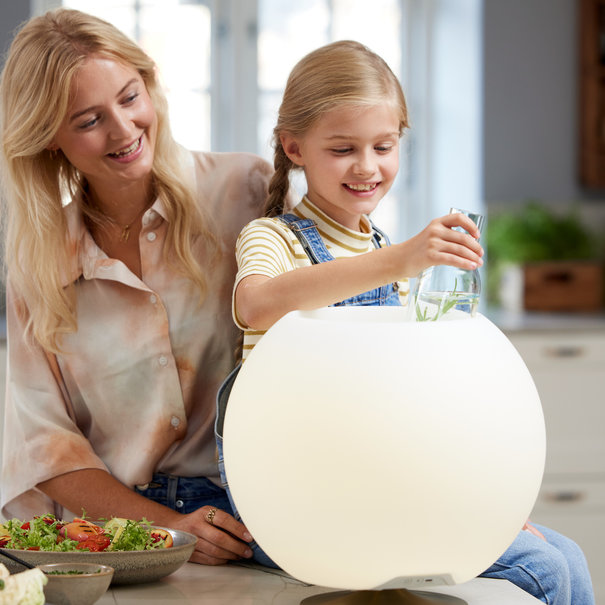 Kooduu Kooduu Dimbaar LED buitenlamp Sphere Silver bluetooth speaker