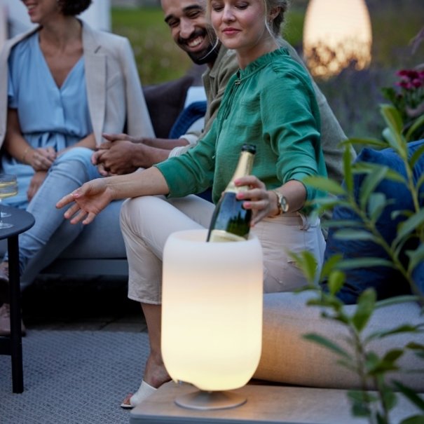 Kooduu Kooduu Dimbaar LED buitenlamp Atmos Brass bluetooth speaker