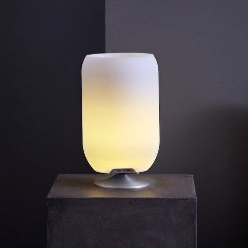 Kooduu Dimbaar LED buitenlamp Atmos Silver bluetooth speaker