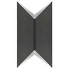 Highlight Moderne Design wandlamp Crown 1-lichts zwart