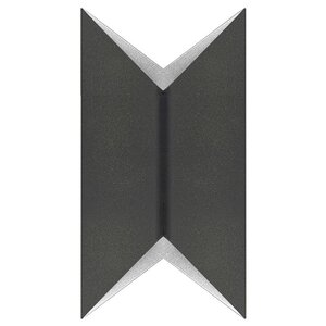 Highlight Moderne Design wandlamp Crown 1-lichts zwart