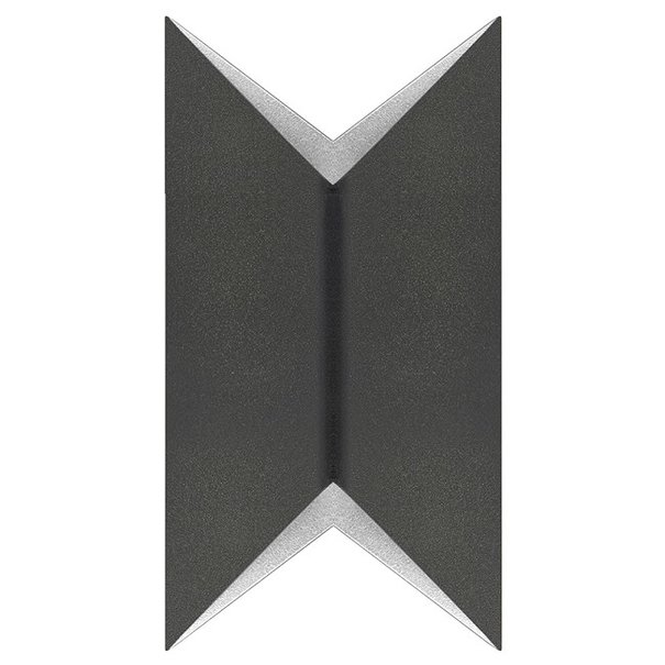 Highlight Moderne Design wandlamp Crown 1-lichts zwart