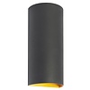 Highlight Moderne wandlamp Hera 2-lichts Up and Down zwart goud