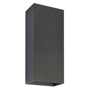 Highlight Moderne Industriële wandlamp Eros 2-lichts zwart