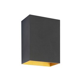 Wandlamp Eros Up Down 1-lichts zwart / goud