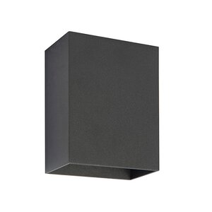 Highlight Moderne Industriële wandlamp Eros 1-lichts zwart