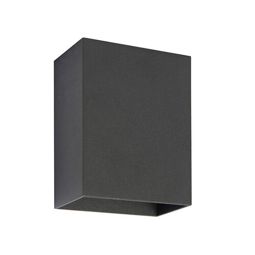 Moderne Industriële wandlamp Eros 1-lichts zwart
