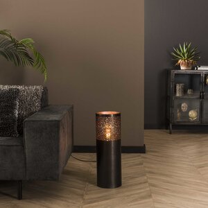 BelaLuz Industriële vloerlamp Pisa 60 cm zwart nikkel