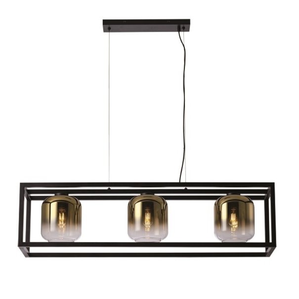 Freelight Moderne - Industriële - Hanglamp - 3 Lichts - Goud - Dentro