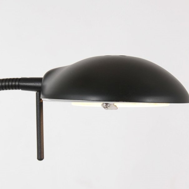 Mexlite Moderne vloerlamp Biron LED zwart