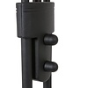 Mexlite Moderne vloerlamp Biron LED zwart