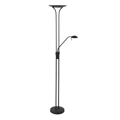 Moderne vloerlamp Biron LED zwart