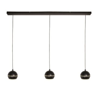 Hanglamp Bilia 3-lichts zwart