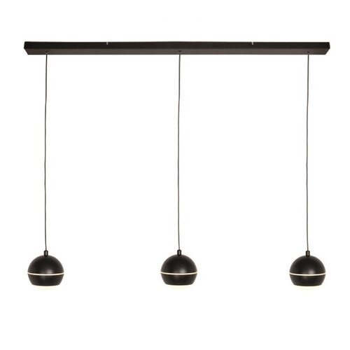 Modern Design hanglamp Bilia 3-lichts zwart