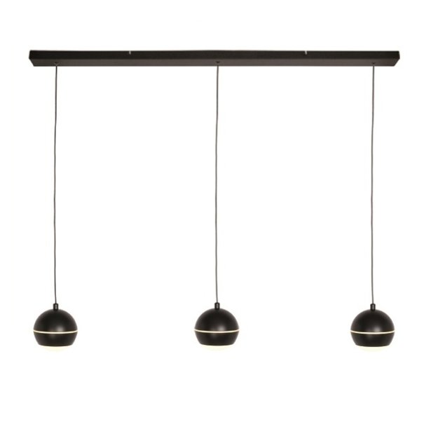 Freelight Modern Design hanglamp Bilia 3-lichts zwart