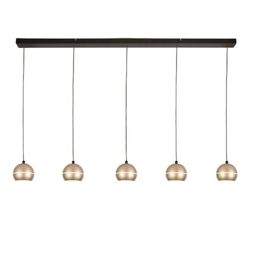 Modern Design hanglamp Bilia 5-lichts goud